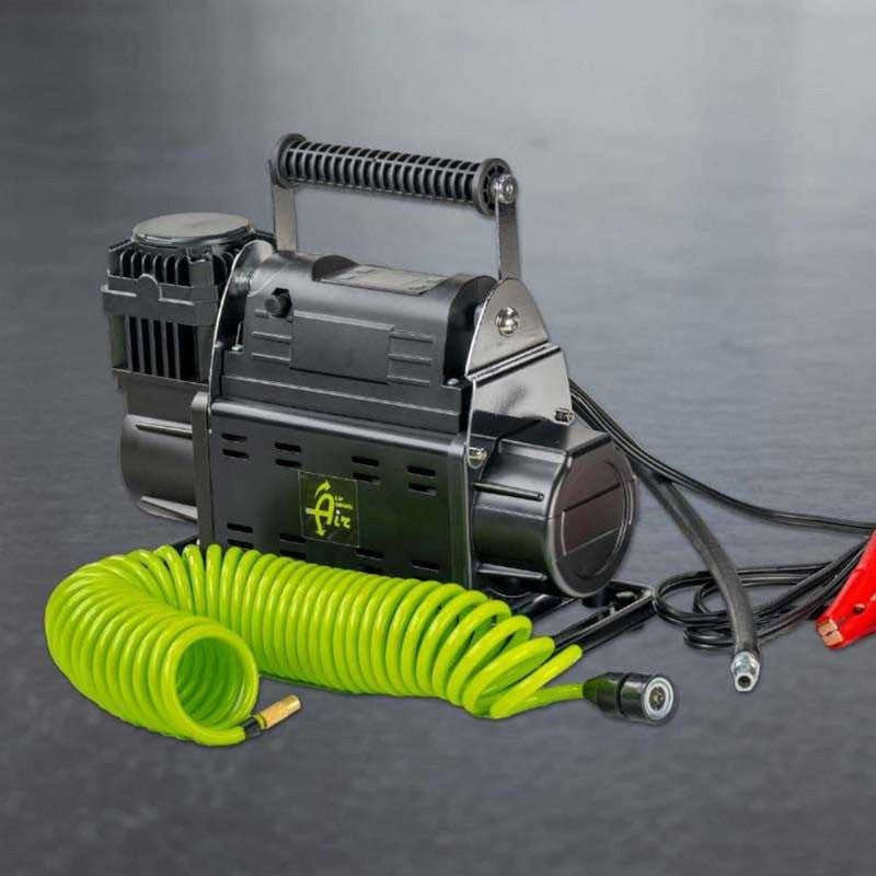 overland-vehicle-systems-egoi-portable-air-compressor-with-control-panel-front-corner-view-on-gray-background