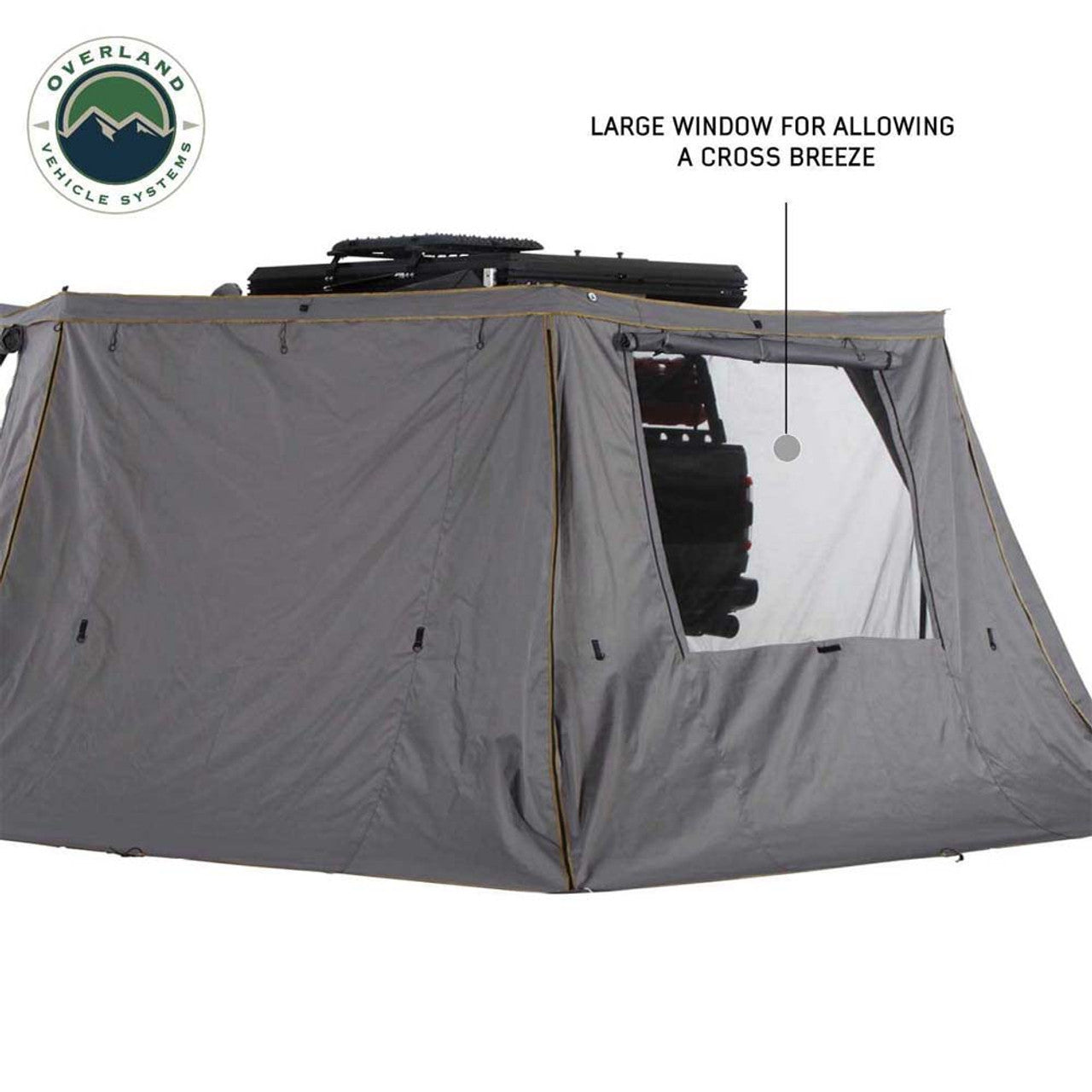 OVS HD Nomadic 270 Degree Awning Wall 2 with Window - Driver Side