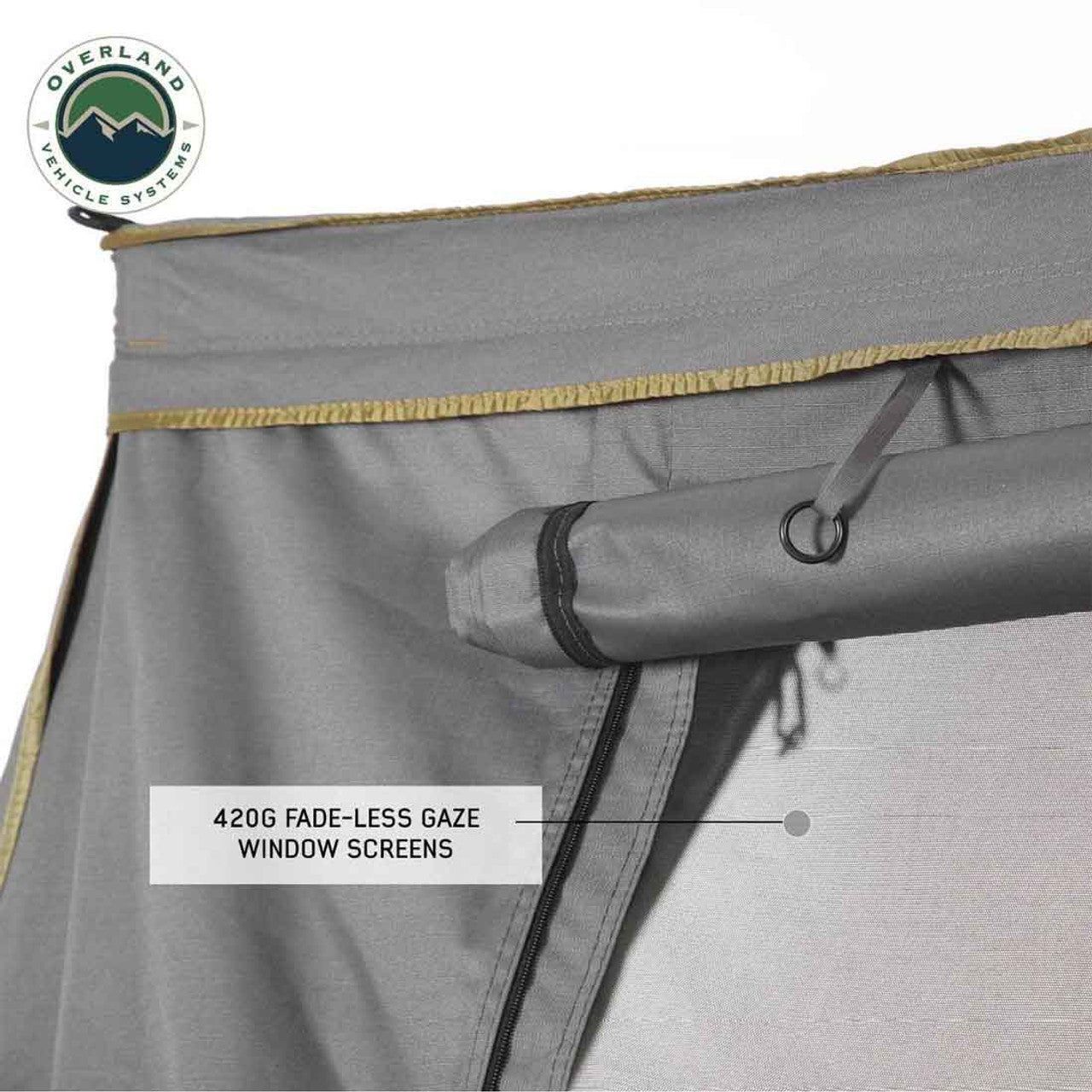 OVS HD Nomadic 270 Degree Awning Wall 1 with Door & Window - Passenger Side