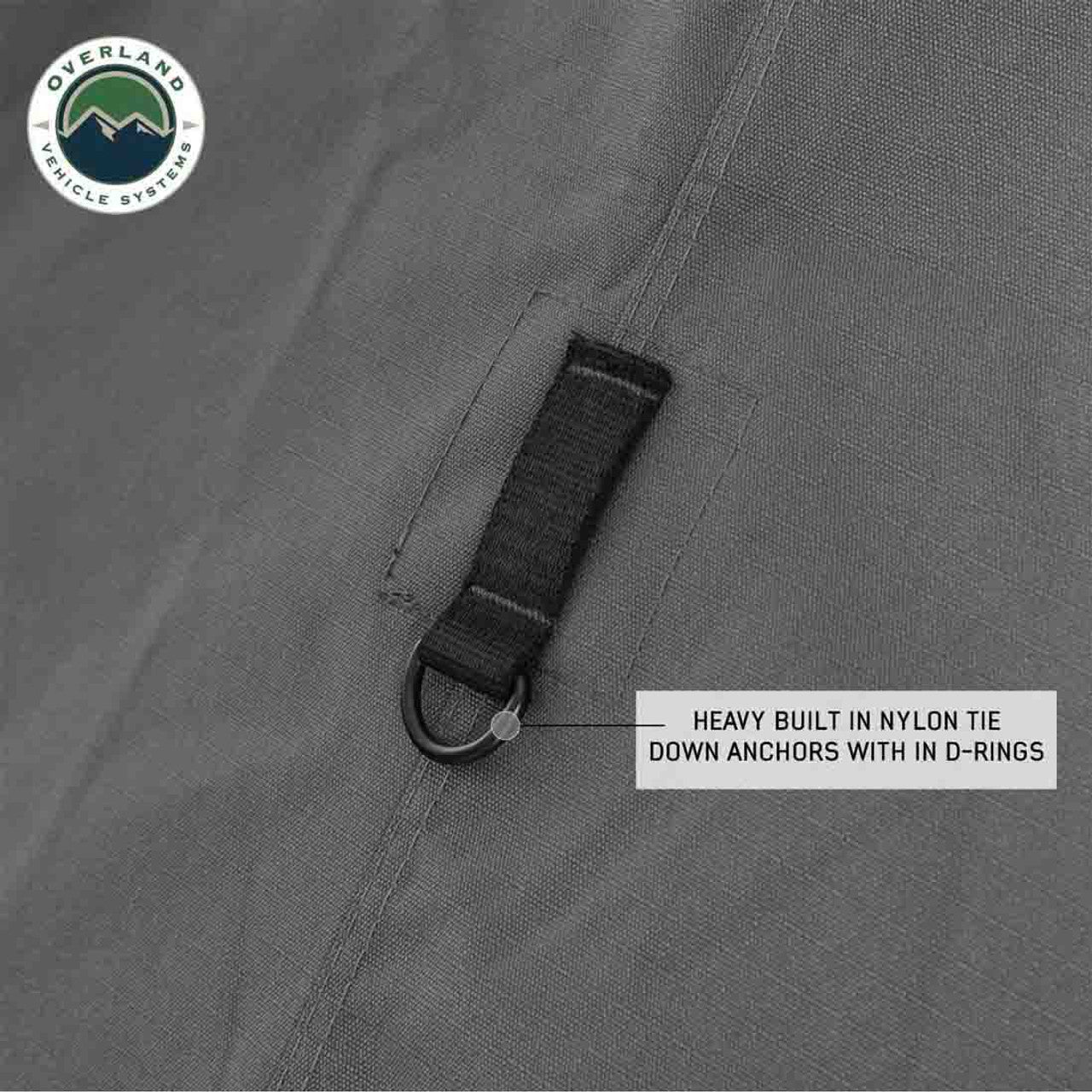 OVS HD Nomadic 270 Degree Awning Wall 1 with Door & Window - Passenger Side