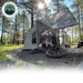 LD P.S.T. Portable Safari Ground Tent, Grey Body & Grey Trim