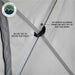 LD P.S.T. Portable Safari Ground Tent, Grey Body & Grey Trim