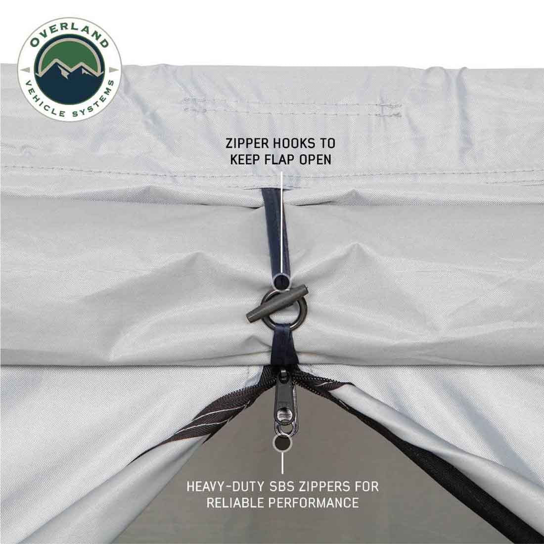 LD P.S.T. Portable Safari Ground Tent, Grey Body & Grey Trim