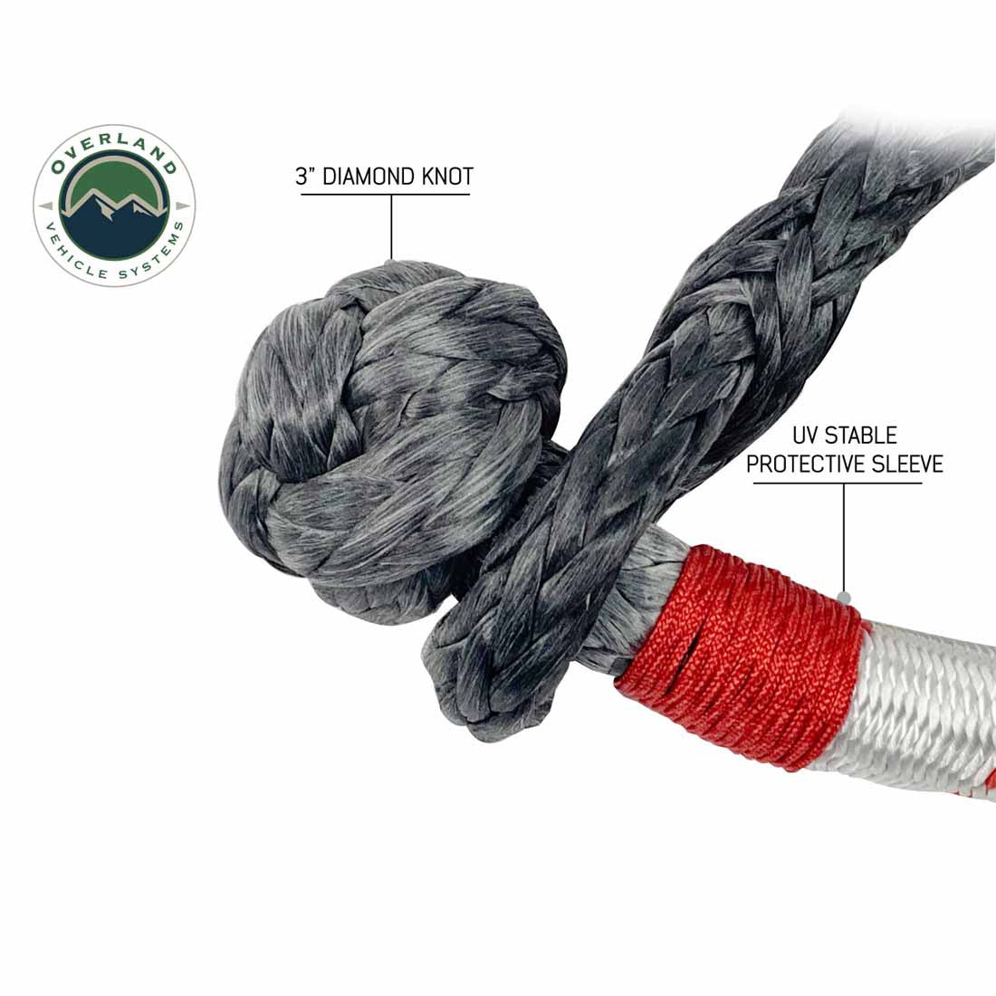 Combo Kit Soft Shackle 7/16" 41,000 lb. and Recovery Ring 4.0" 41,000 lb.