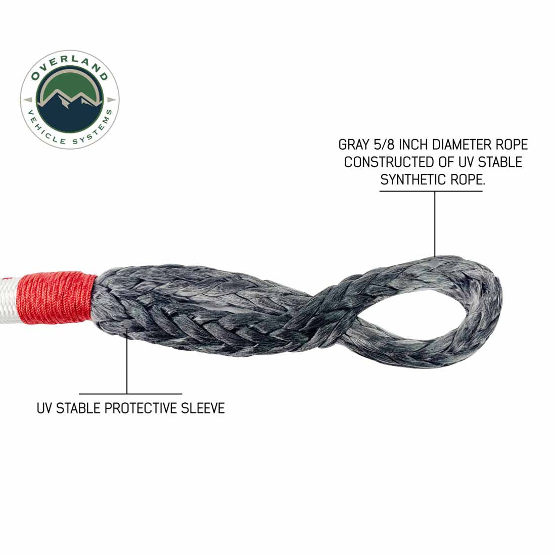 Combo Kit Soft Shackle 7/16" 41,000 lb. and Recovery Ring 4.0" 41,000 lb.