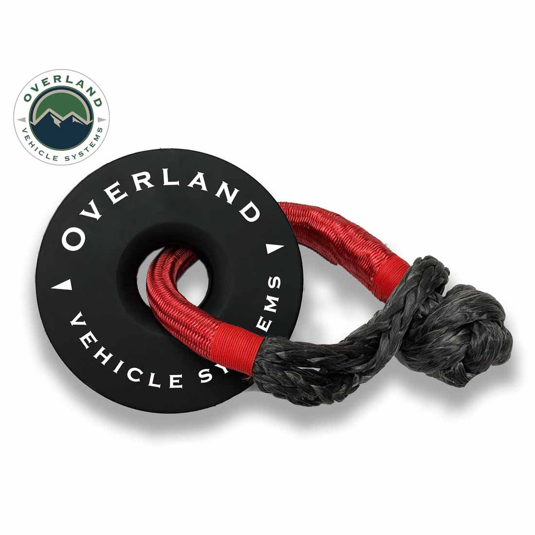 Combo Kit - Soft Shackle 5/8" 44,500 lb. and Recovery Ring 6.25" 45,000 lb. Black
