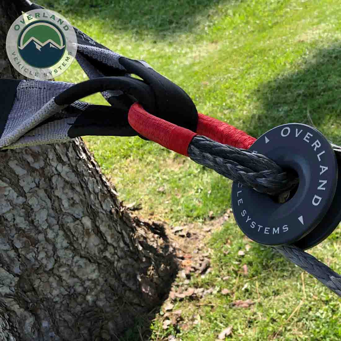 Combo Kit - Soft Shackle 5/8" 44,500 lb. and Recovery Ring 6.25" 45,000 lb. Black