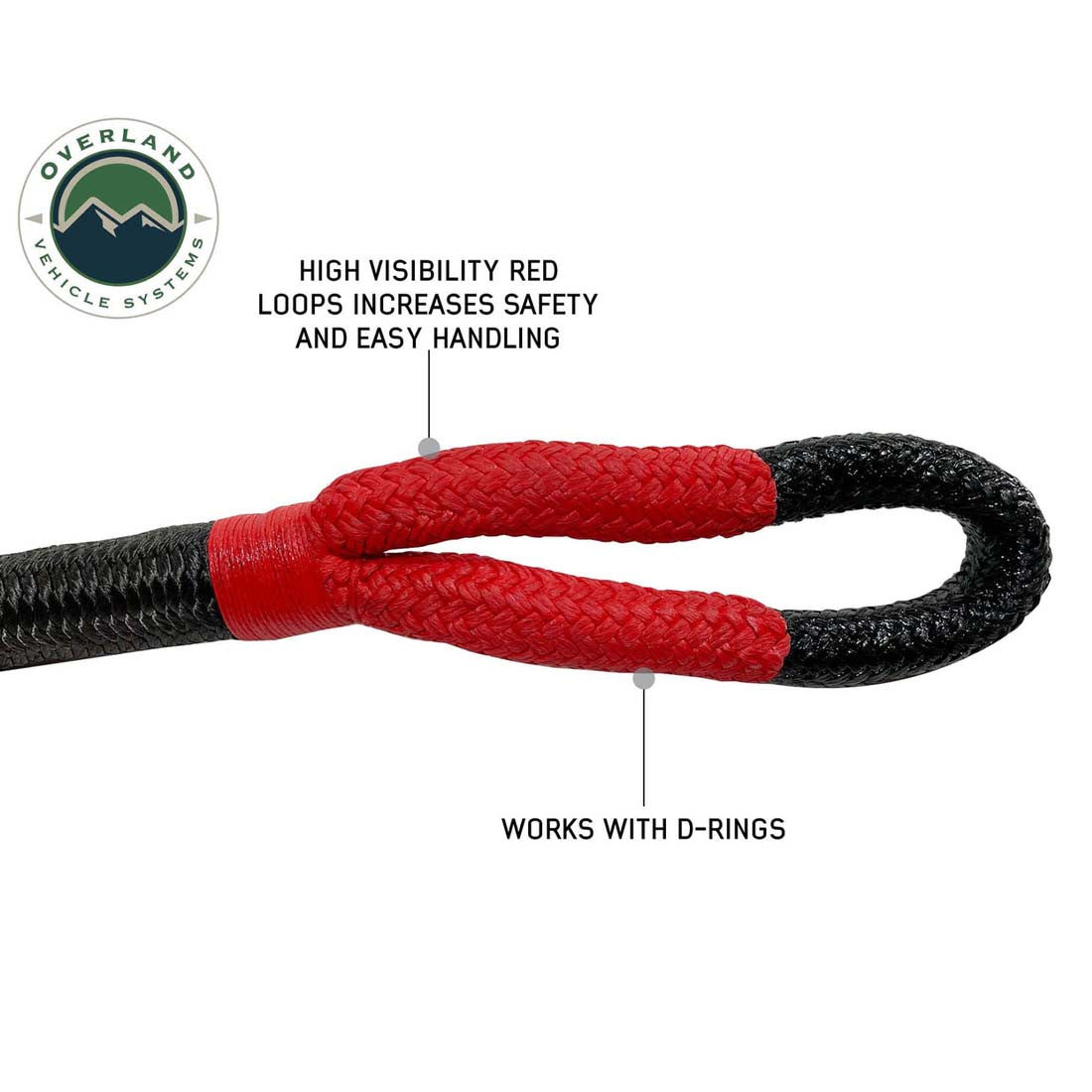 Brute Kinetic Recovery Strap 1" x 30' With Storage Bag - 30% stretch