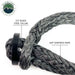 Soft Shackle 5/8" x 22" 44,500 lb. with Collar with Storage Bag