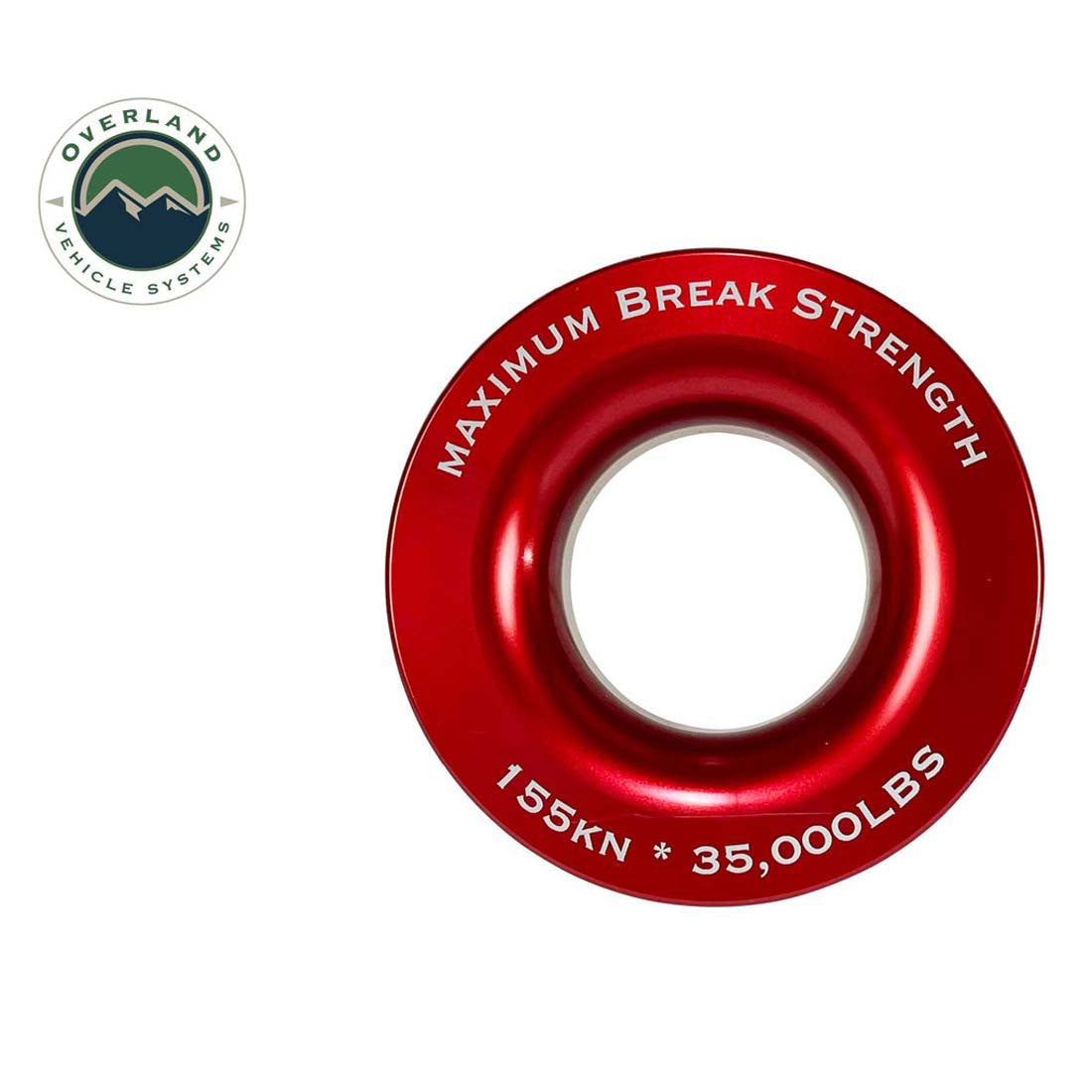 Recovery Ring 2.5" 35,000 lb. Red with Storage Bag