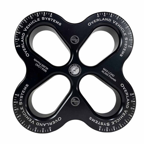4-Way R.D.L. 8" Recovery Distribution Link 45,000 lb. Black