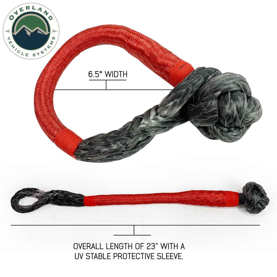 Soft Shackle 5/8" x 23" 44,500 LB. with Loop and Abrasive Sleeve with Storage Bag
