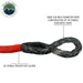 Soft Shackle 5/8" x 23" 44,500 LB. with Loop and Abrasive Sleeve with Storage Bag