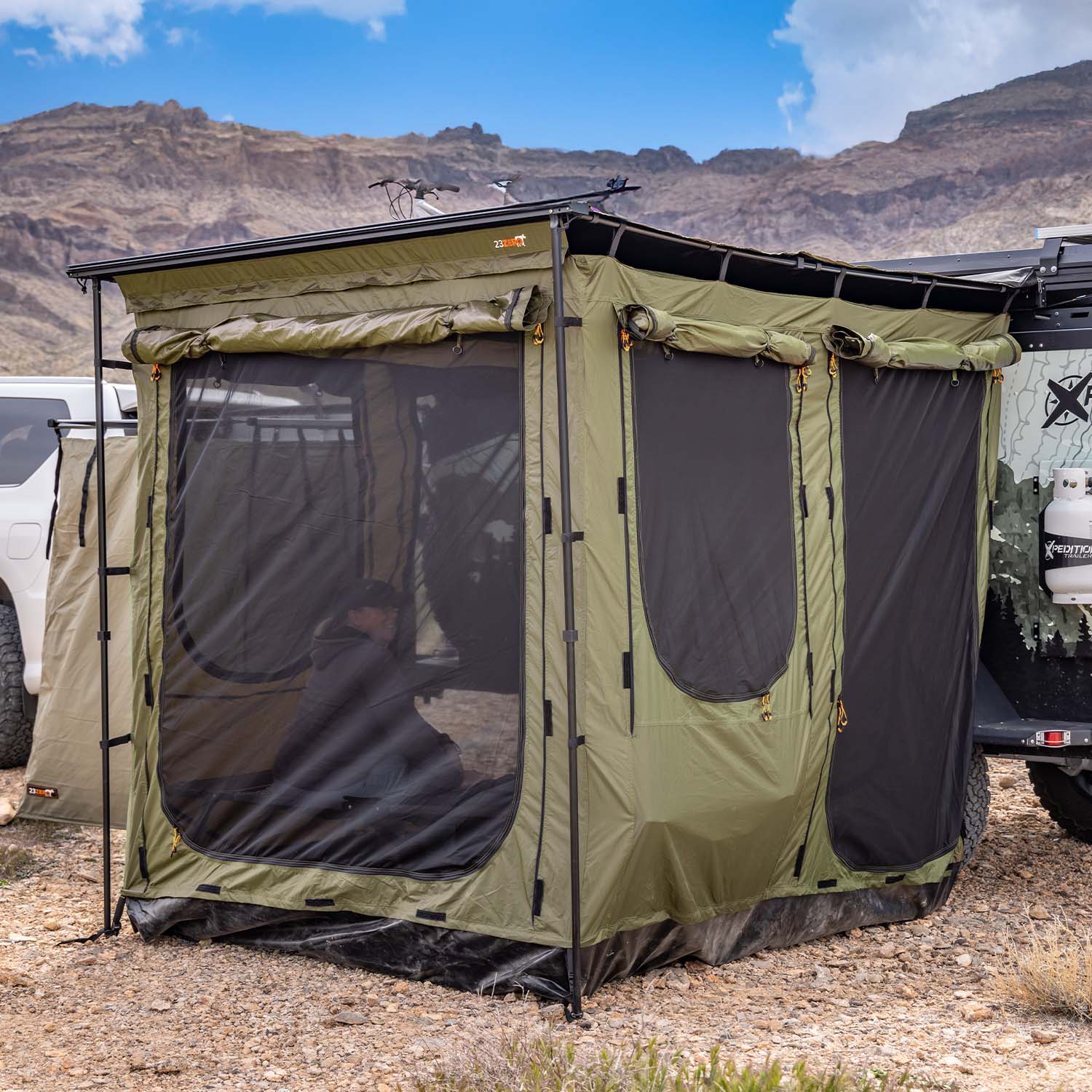Bushman Awning Room 90" x 98" — Expand Your Outdoor Living Space