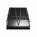23zero-kabari-pro-aluminum-clam-shell-hard-shell-roof-top-tent-open-rear-view-with-crossbar-on-white-background