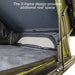 23zero-kabari-xl-wedge-hard-shell-roof-top-tent-open-interior-view-with-additional-rear-space-on-white-background
