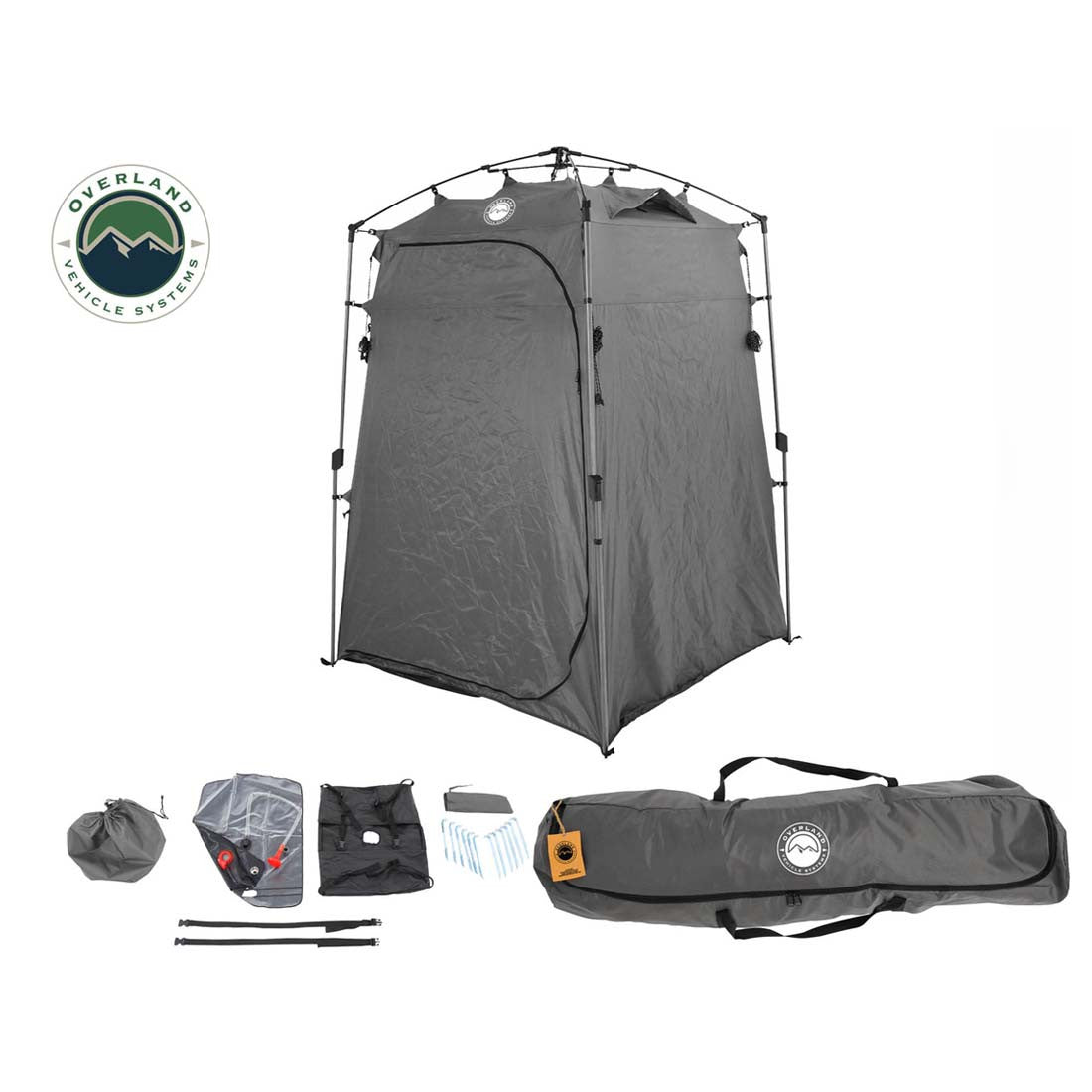 Portable Privacy Room with Shower, Retractable Floor and Amenity Pouches and More – Quick Set Up