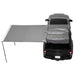 HD Nomadic 90 Degree Awning - Grey Body, Green Trim & Black Travel Cover
