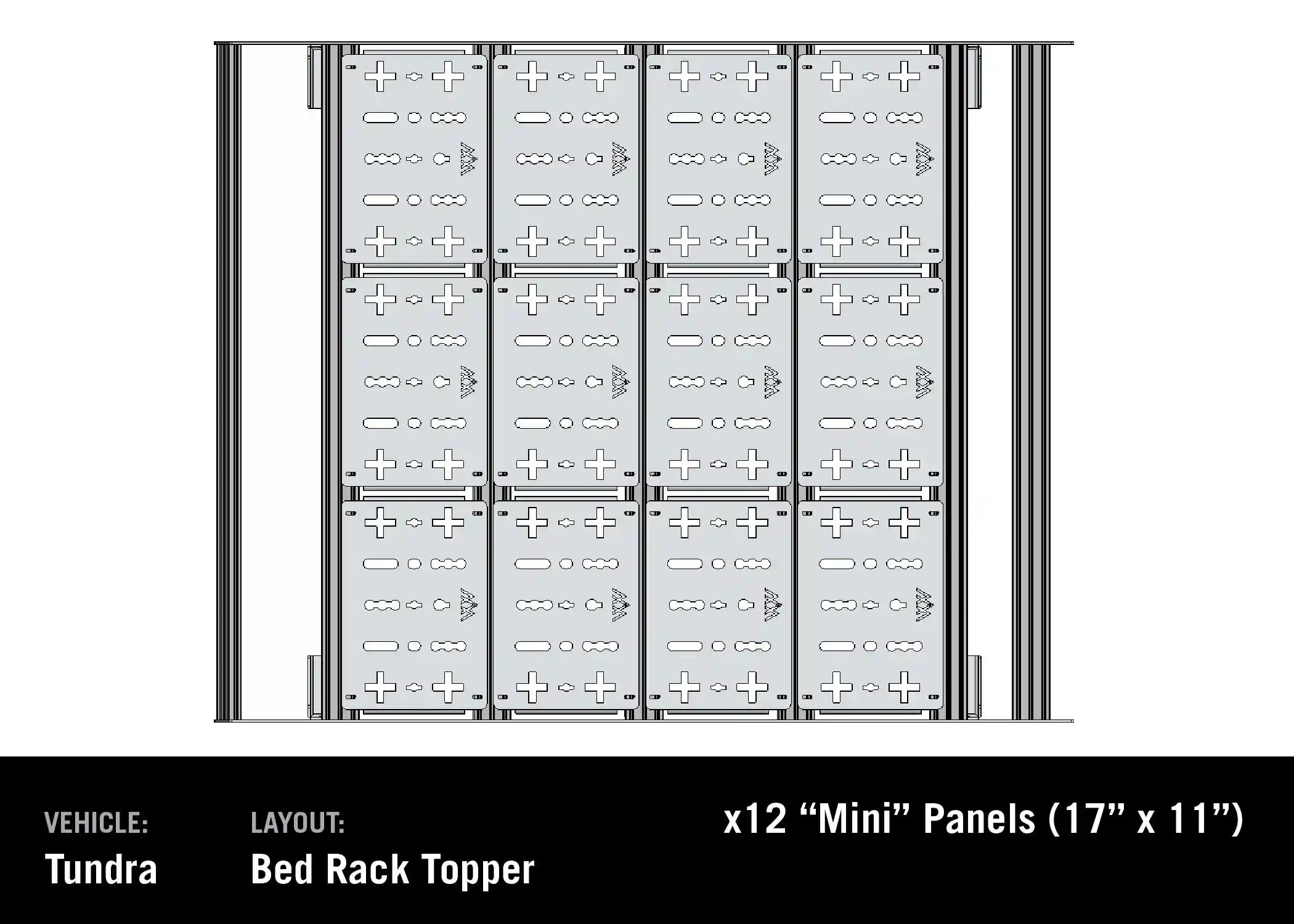 Toyota Tundra Bed Rack - DRIFTR Topper Add-on