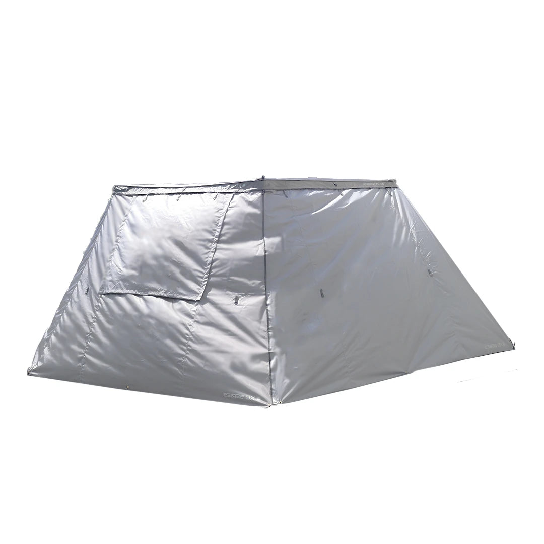 OVS XD Nomadic 270 Grey Hex Awning Walls - Reflective Overlay with Black Out Undercoats and Storage Bag