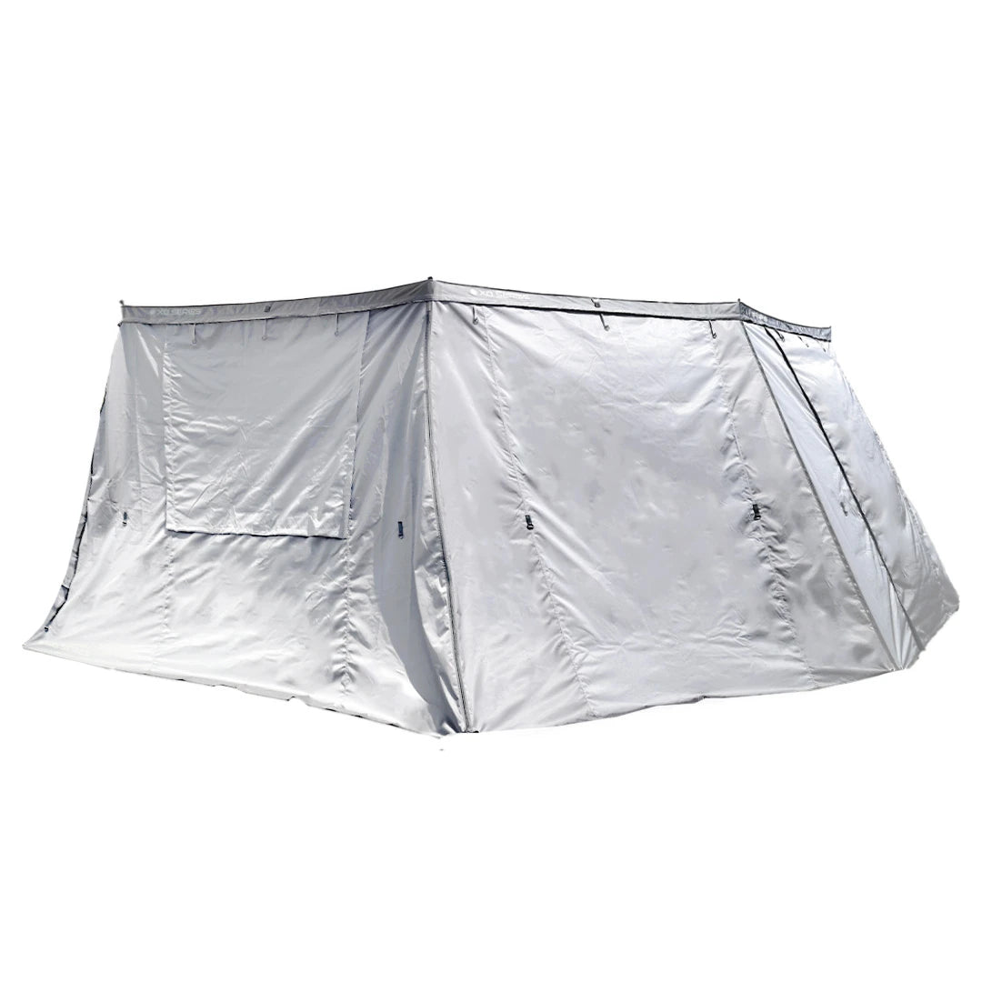 OVS XD Nomadic 270 Grey Hex Awning Walls - Reflective Overlay with Black Out Undercoats and Storage Bag