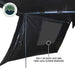 XD Nomadic 180 Awning Wall with Windows