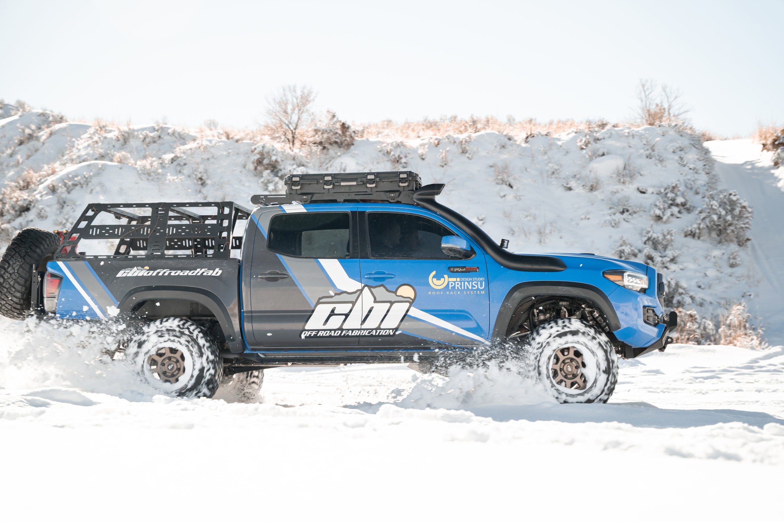 CBI Toyota Tacoma Cab Height Bed Rack | 2005-2022