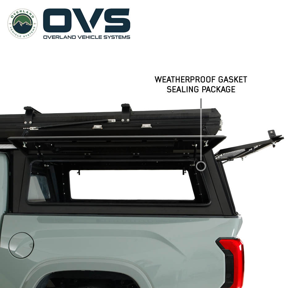 OVS Expedition Pro+ Truck Cap - 2016-2023 Toyota Tacoma 5 ft. Bed