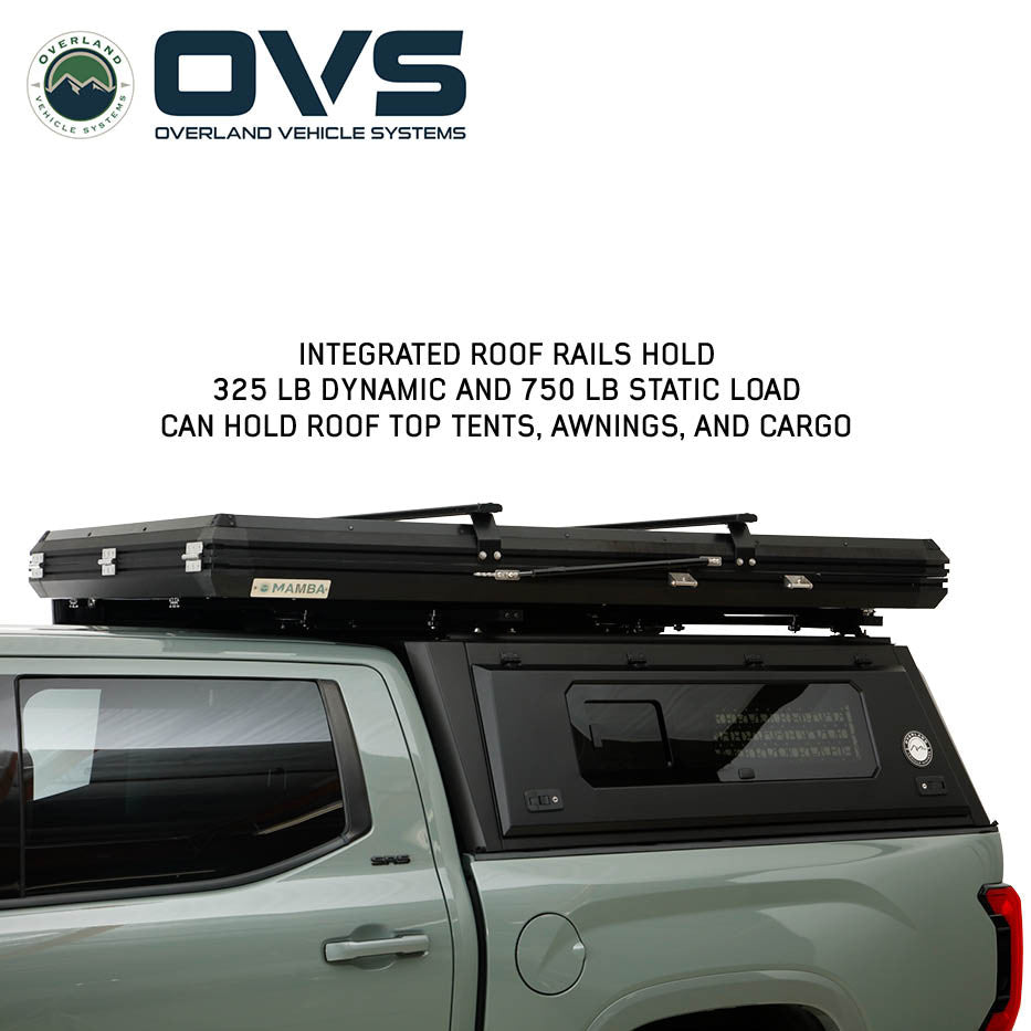 OVS Expedition Pro+ Truck Cap - 2016-2023 Toyota Tacoma 5 ft. Bed