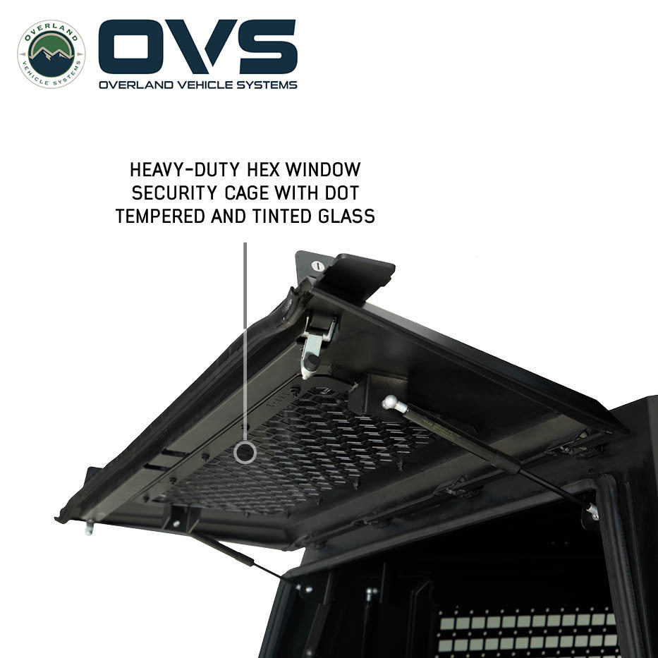 OVS Expedition Pro+ Truck Cap - 2016-2023 Toyota Tacoma 5 ft. Bed