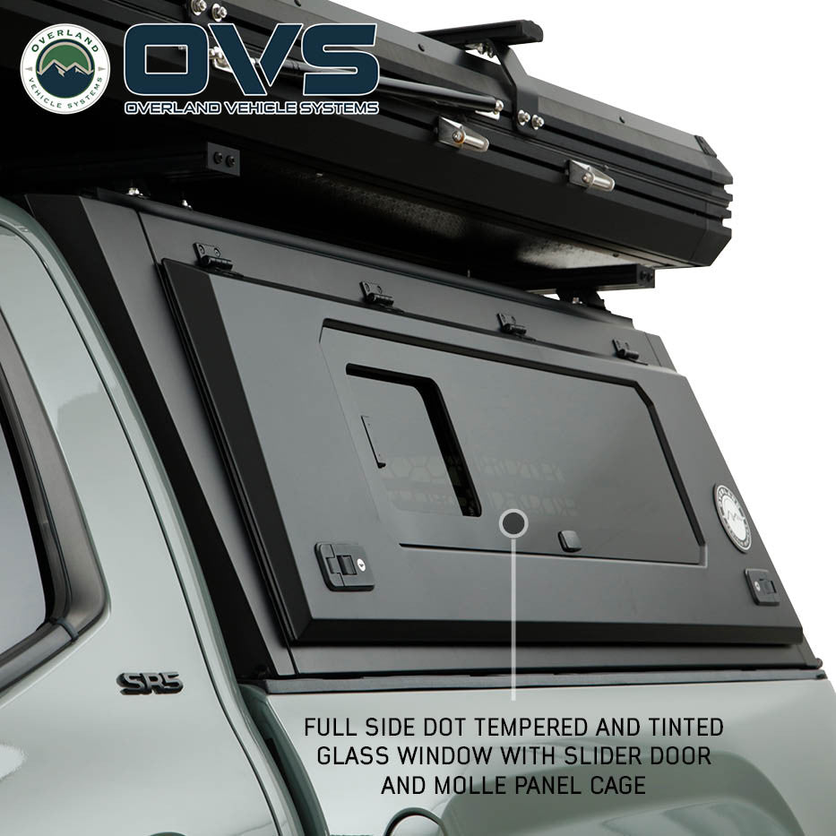 OVS Expedition Pro+ Truck Cap - 2016-2023 Toyota Tacoma 5 ft. Bed