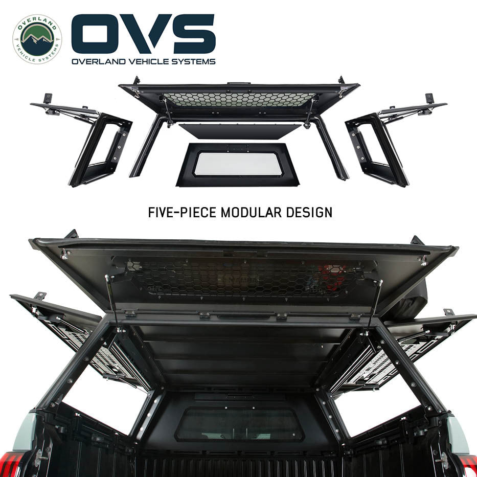 OVS Expedition Pro+ Truck Cap - 2016-2023 Toyota Tacoma 5 ft. Bed