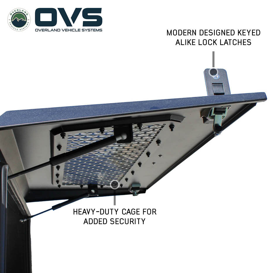 Expedition - Truck Cap W/Full Wing Doors, Front and Rear Windows & 3rd Brake Light