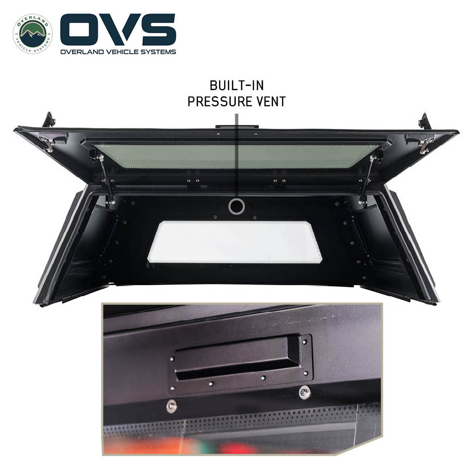 Expedition - Truck Cap W/Full Wing Doors, Front and Rear Windows & 3rd Brake Light