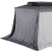 HD Nomadic 270 LTE Awning Walls - Dark Grey with Green Trim