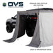 HD Nomadic 270 LTE Awning Walls - Dark Grey with Green Trim