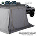 HD Nomadic 270 LTE Awning Walls - Dark Grey with Green Trim
