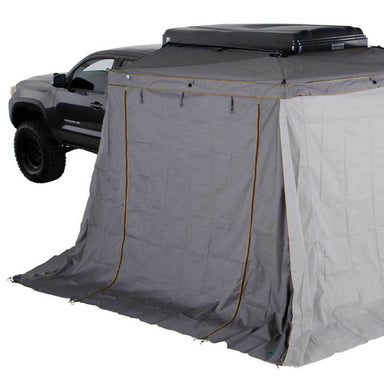 HD Nomadic 270 LTE Awning Walls - Dark Grey with Green Trim