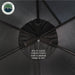Hub Centric Ground Tent - Black Body & Grey Rainfly