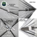 Hub Centric Ground Tent - Black Body & Grey Rainfly
