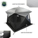 Hub Centric Ground Tent - Black Body & Grey Rainfly