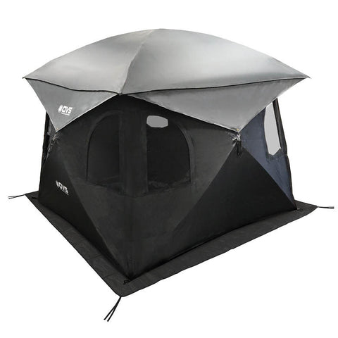 Hub Centric Ground Tent - Black Body & Grey Rainfly