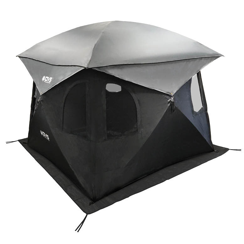 Hub Centric Ground Tent - Black Body & Grey Rainfly