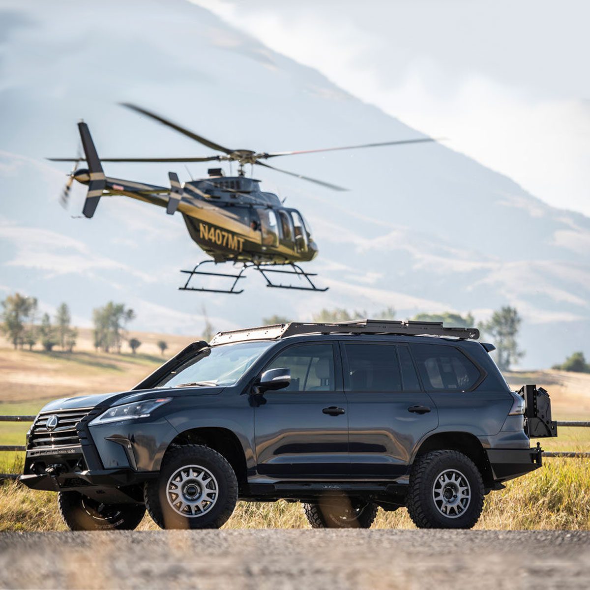 Prinsu Lexus LX 570 Roof Rack | 2016-2021