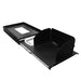 Large Refrigerator Tray and Sink Slide - Black Powder Coat Universal