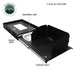 Large Refrigerator Tray and Sink Slide - Black Powder Coat Universal