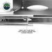 Large Refrigerator Tray and Sink Slide - Black Powder Coat Universal
