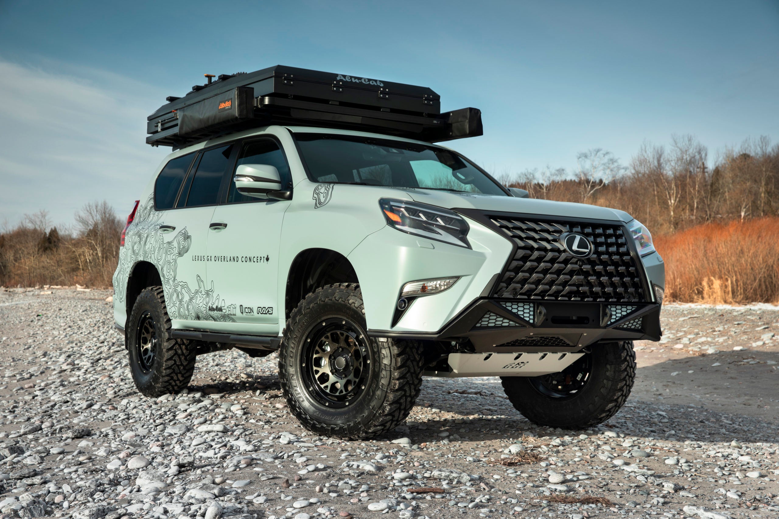 CBI Lexus GX460 Overland Bolt On Rock Sliders | 2010-2020