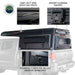 MagPak - Camper Shell/Roof Top Tent Combo with Lights, Rear Molle Panel, Side Tie Downs, Front & Rear Windows
