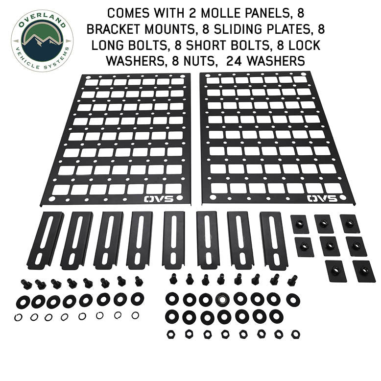 Bulkhead Molle Panels (Pair) for Expedition Truck Cap